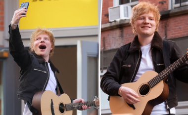 Ed Sheeran befasoi fansat me një performancë në rrugë pasi fitoi gjyqin për të drejtat e autorit