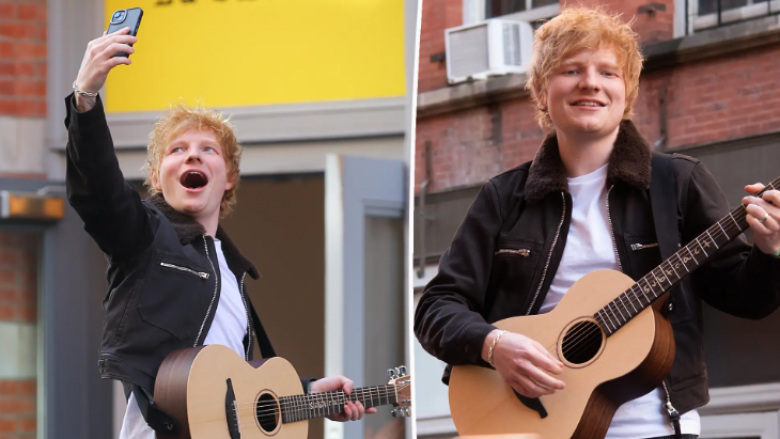 Ed Sheeran befasoi fansat me një performancë në rrugë pasi fitoi gjyqin për të drejtat e autorit
