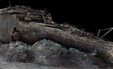 Krijohet skanimi i parë 3D i Titanikut, ilustrimi paraqet pamje të rralla të anijes së famshme