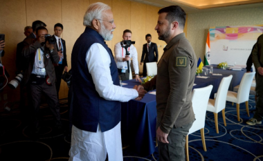 Zelensky dhe kryeministri i Indisë takohen ballë për ballë në samitin e G7, për herë të parë që kur Rusia nisi pushtimin e Ukrainës