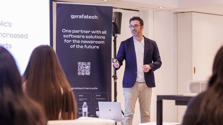 Gjirafatech prezanton zgjidhje transformuese në konferencën Digital Media Europe 2023