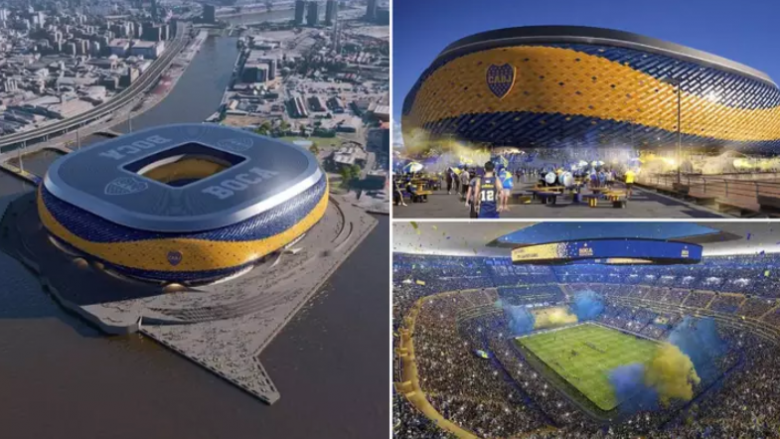 Planet për stadiumin e ri prej 112,000 ulësesh të Boca Juniors janë jashtë çdo imagjinate