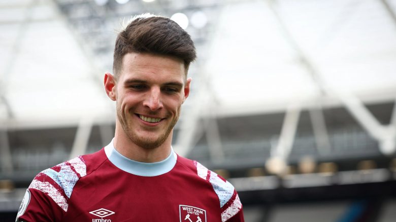 Tre gjigantë anglezë po luftojnë për Declan Rice, ai vlerësohet nga West Ham plotë 120 milionë euro