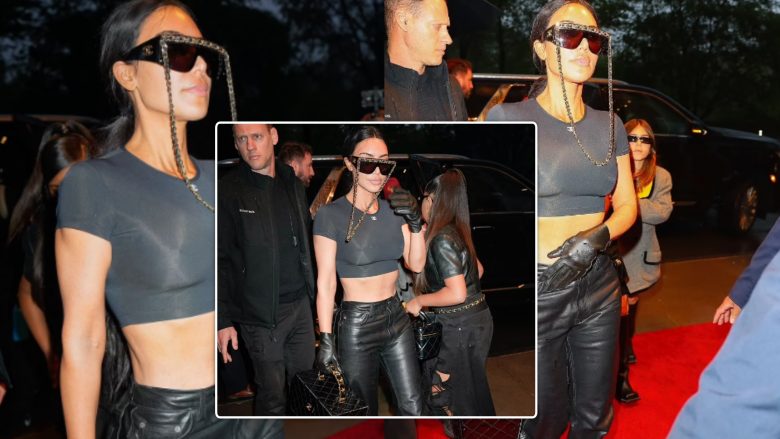 Kim Kardashian me paraqitje atraktive në darkën e Anna Wintour në New York para Met Galas