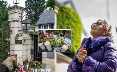 Fansat vendosin lule dhe bëjnë lutje jashtë shtëpisë së Tina Turner në Zvicër