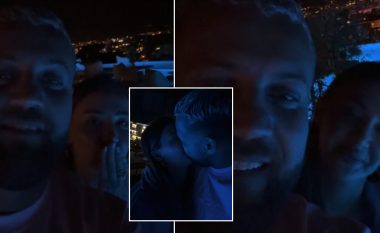Luiz Ejlli dhe Kiara Tito shkëmbejnë puthje në buzë gjatë një live në Instagram