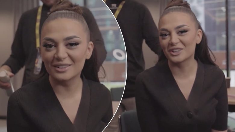 Pak orë para performancës në gjysmëfinalen e Eurovision, Albina Kelmendi iu drejtohet shqiptarëve me një video nga Liverpooli