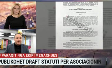Publikimi i draft-statutit për Asociacionin, Hajrullahu zbërthen dokumentin e propozuar nga Ekipi Menaxhues