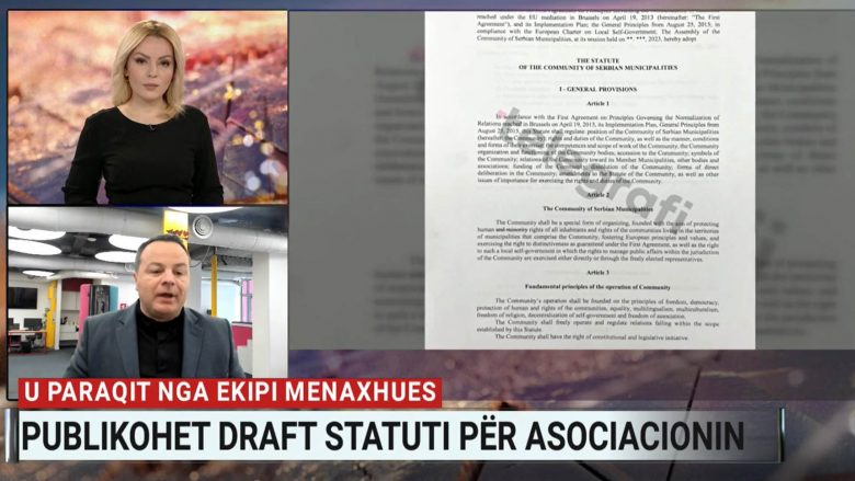 Publikimi i draft-statutit për Asociacionin, Hajrullahu zbërthen dokumentin e propozuar nga Ekipi Menaxhues