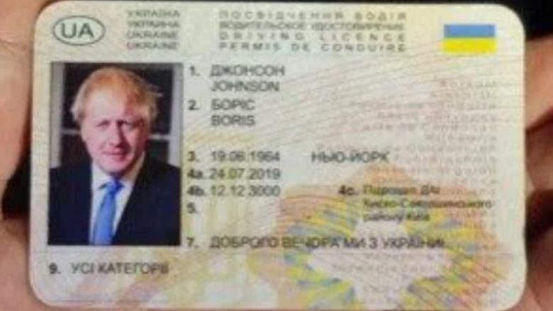 Policia holandeze arreston një burrë që kishte patentë shoferin me emrin “Boris Johnson”