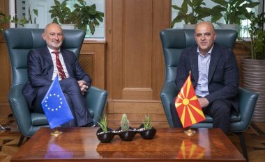 Kovaçevski në takim me Geer: Vazhdojmë rrugën evropiane për mbështetje të fuqishme nga BE