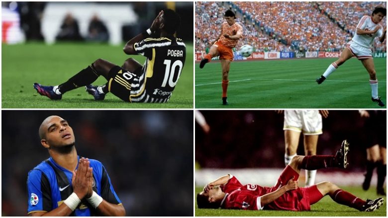Sot Paul Pogba, por janë edhe 12 superyje të futbollit që karriera e të cilëve u shkatërrua nga lëndimet