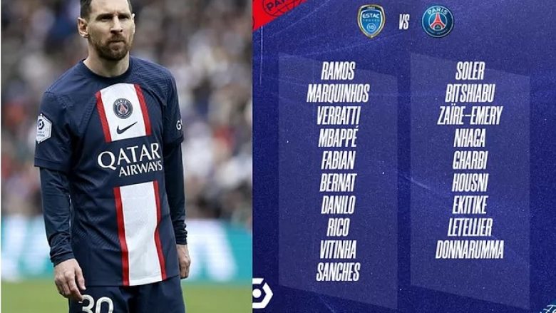 Messi mungon në listën e PSG-së kundër Troyes, pavarësisht se ka kërkuar falje