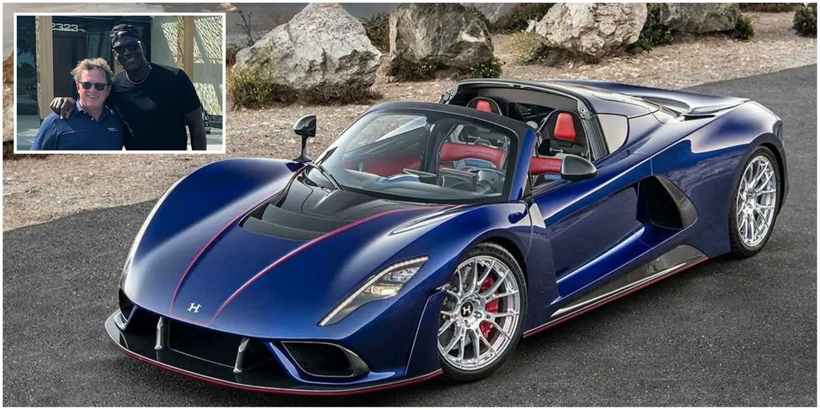 Jordan bought one of the fastest cars in the world 300 km/h in less