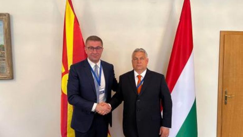 Mickoski takon Orbanin: Mbështetje nga Hungaria në drejtim të realizimit të interesave strategjike të Maqedonisë