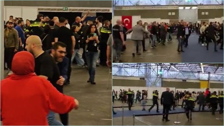 Në Amsterdam ndodhi një përleshje masive në qendrat e votimit për zgjedhjet në Turqi – u desh të ndërhynte policia