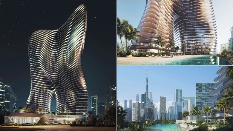 Bugatti ka zbuluar planet për një kompleks rezidencash luksoze në Dubai – dhe forma e pazakontë e ndërtesës ka tërhequr vëmendjen e njerëzve