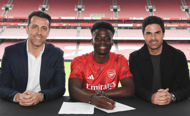 Zyrtare: Bukayo Saka blindohet nga Arsenali me kontratë afatgjatë