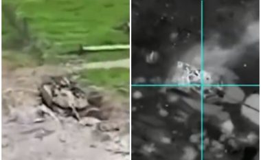 Ukraina shkatërron një tank modern rus