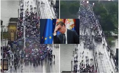 Dush i ftohtë për Vuçiqin: Mijëra qytetarë largohen prej tubimit para se të flas lideri serb