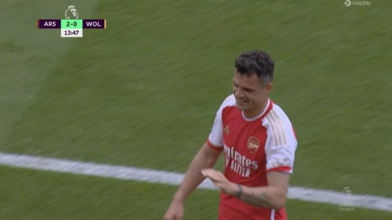 Granit Xhaka me dy gola të shpejtë për Arsenalin