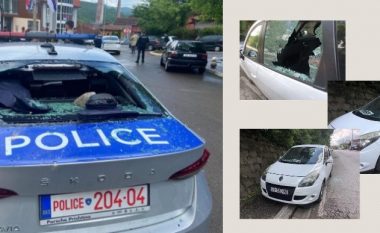 Sulmohet vetura e policisë dhe ekipit të KALLXO-s në Zveçan