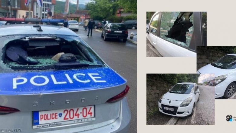 Sulmohet vetura e policisë dhe ekipit të KALLXO-s në Zveçan