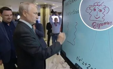 Putin bën një vizatim të çuditshëm, këshilltari i ministrit ukrainas pyet: A ka psikologë që nxjerr ndonjë përfundim nga punimi i tij
