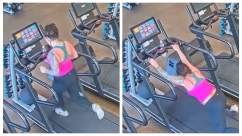 Lëre që u rrëzua dhe u lëndua derisa vraponte në “treadmill”, 26-vjeçarja nga Illinois mbeti edhe pa rroba – pamjet bëhen virale