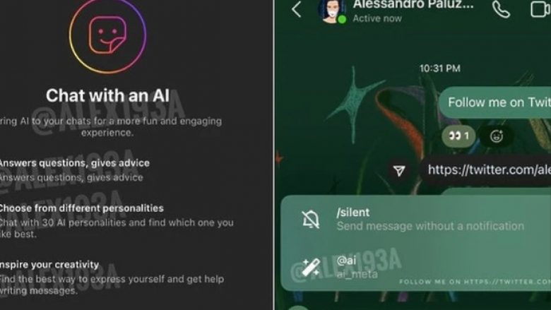 Instagrami së shpejti mund të marrë chatbotin e vet të AI