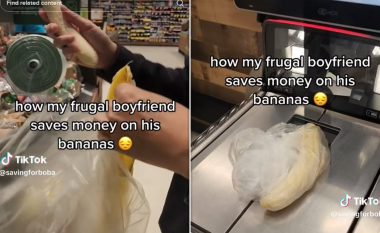 Për të kursyer para gjeti një metodë interesante, burri nga Australia qëroi bananen para se të peshonte – shpresonte të ishte më e lehtë