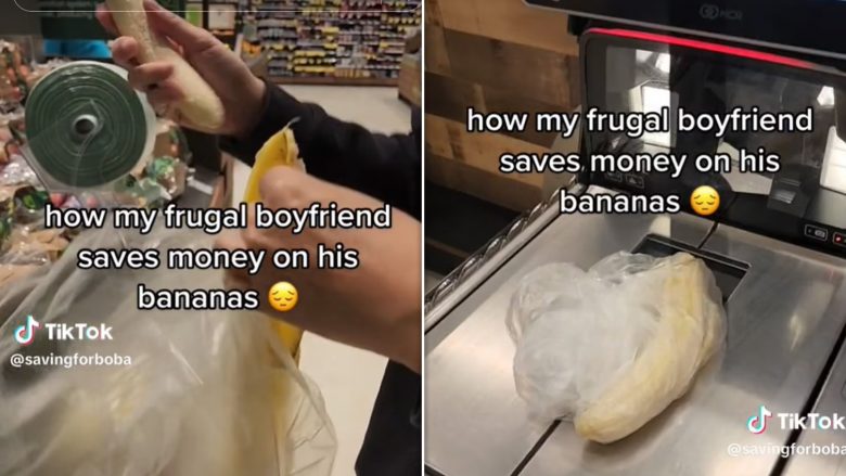 Për të kursyer para gjeti një metodë interesante, burri nga Australia qëroi bananen para se të peshonte – shpresonte të ishte më e lehtë