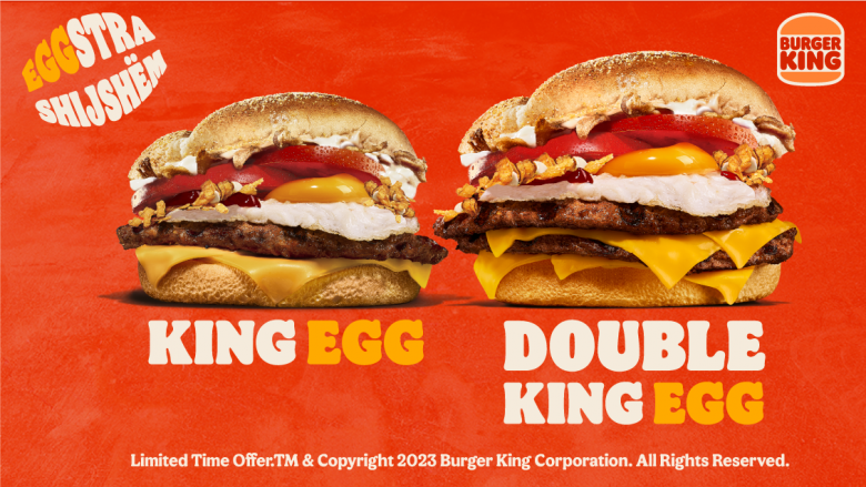 Miti i vezës apo pulës s’ka rëndësi më – Burger King ju sjell: King Egg dhe Double King Egg!