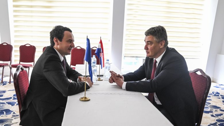 Kurti takoi presidentin e Kroacisë, diskutuan për zhvillimet e fundit në Kosovë