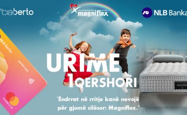 Festoni Ditën Ndërkombëtare të Fëmijëve me një ofertë ekskluzive nga Magniflex – zbritje prej 5% dhe opsione pagese të shkëlqyera!