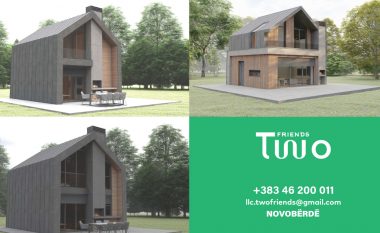 Një strehë e qetësisë – “Two Friends Villa” prezanton tre tipe vilash në ndërtim në Makrresh