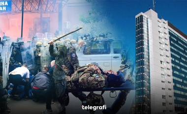 Pjesëtarë të MUP-it serb në Zveçan për të sulmuar pjesëtarët e KFOR-it