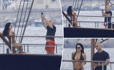 Jeff Bezos i shkrep fotografi ‘të nxehta’ të dashurës së tij me bikini, në jahtin luksoz në vlerë prej 460 milionë eurosh