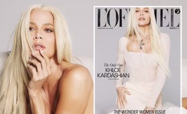 Khloe Kardashian shndërrohet në bionde për kopertinën e re të “L’Officiel Italia”