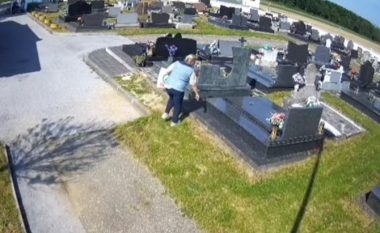 Vjedhje të shumta në varrezat e Kroacisë – publikohen pamjet e hajdutëve duke vjedhur lule e qirinj