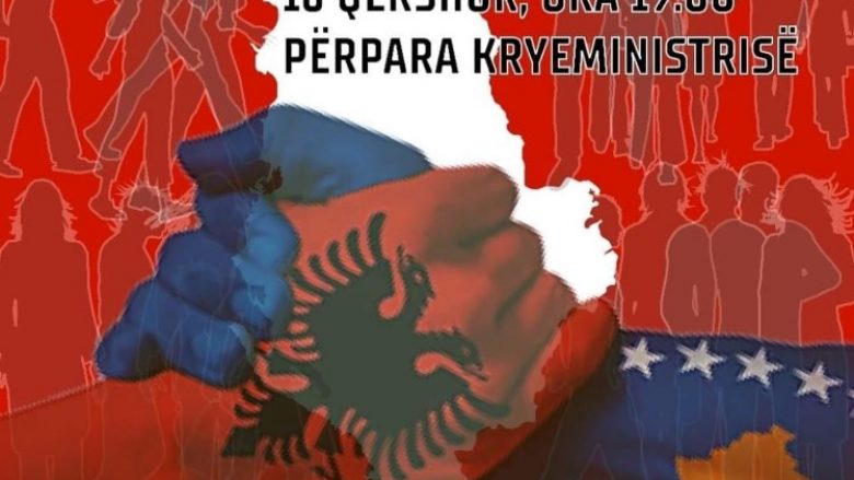 Të premten protestë në Tiranë në përkrahje të Kosovës “Dje, sot, nesër, përjetë bashkë”