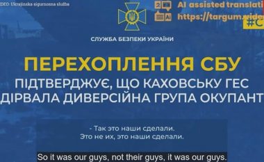 Inteligjenca ukrainase publikoi një audio-incizim: Kjo bisedë dëshmon se rusët hodhën në erë digën