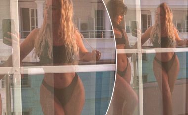 Adriana Matoshi tregon linjat e trupit në një fotografi joshëse me bikini