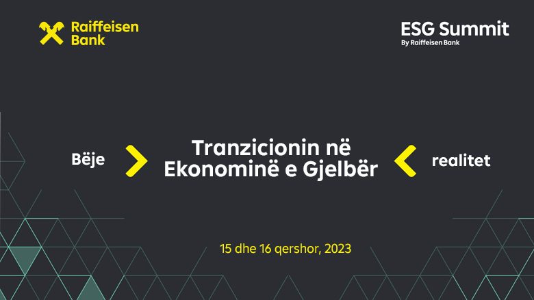 Bashkohuni në Samitin e parë për ESG, për t’u bërë pjesë e tranzicionin drejt Ekonomisë së Gjelbër!