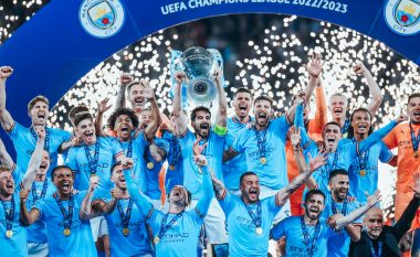 Festa e Manchester City pas morën trofeun si më të mirët e Evropës