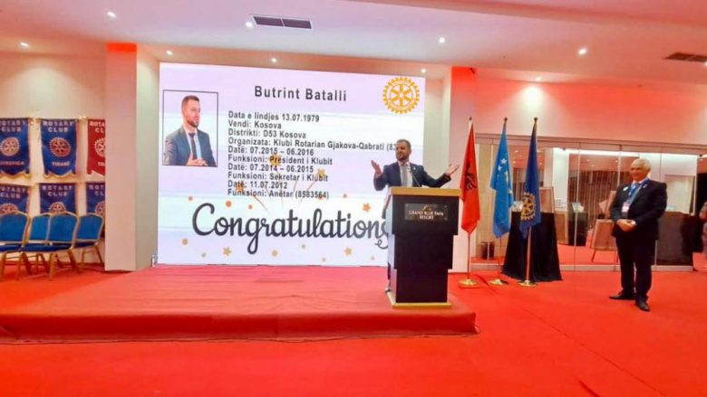 Rotarianët nga Shqipëria dhe Kosova themeluan Distriktin e përbashkët, Butrint Batalli u zgjodh Guvernator