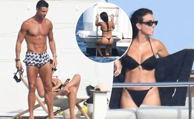 Ronaldo dhe Georgina shijojnë një tjetër ditë me diell në Sardenjë, duke u kënaqur në jahtin luksoz