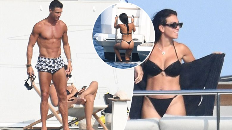 Ronaldo dhe Georgina shijojnë një tjetër ditë me diell në Sardenjë, duke u kënaqur në jahtin luksoz