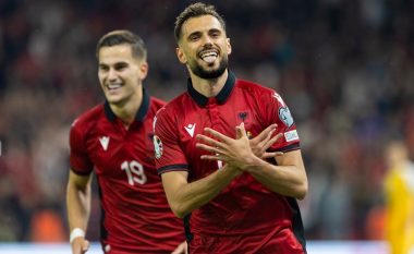 Shqipëria vazhdon me gola të 'çmendur', Nedim Bajrami shënon tjetër perlë me fanellën kuqezi
