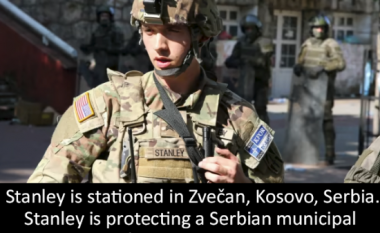 Serbët bëjnë fushatë kundër ushtarit amerikan që po qëndron në veri, bëjnë thirrje edhe për vrasjen e tij